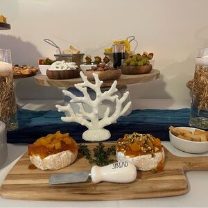 Cheesecloth Gauze Table Runner, Gradient Blue